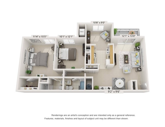 Floorplan - Vista at White Oak