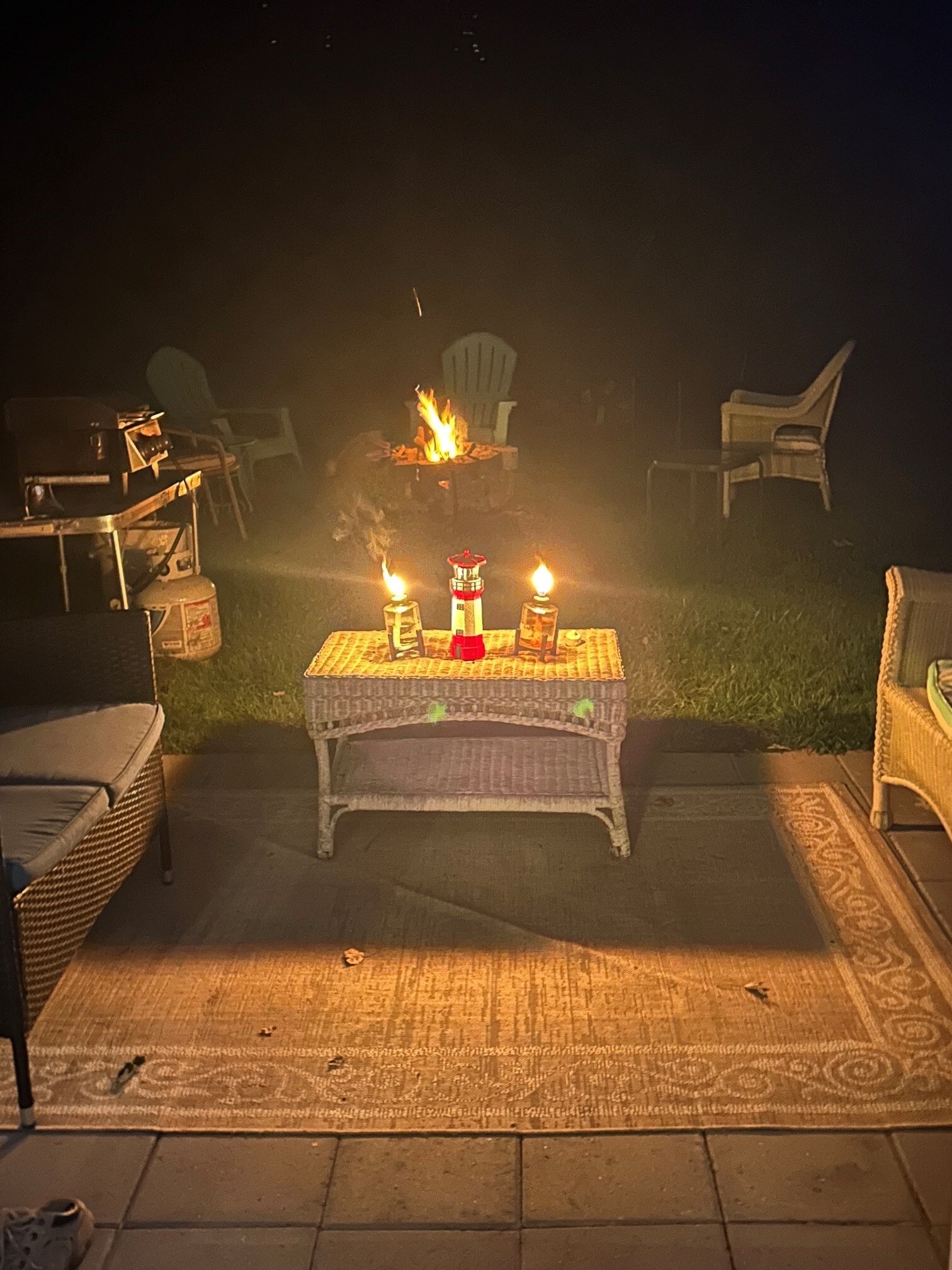 Outdoor Seating with firepit - 16 Dexter St