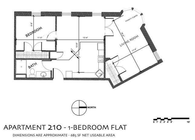 Floorplan - Hotel Grafton Apartments