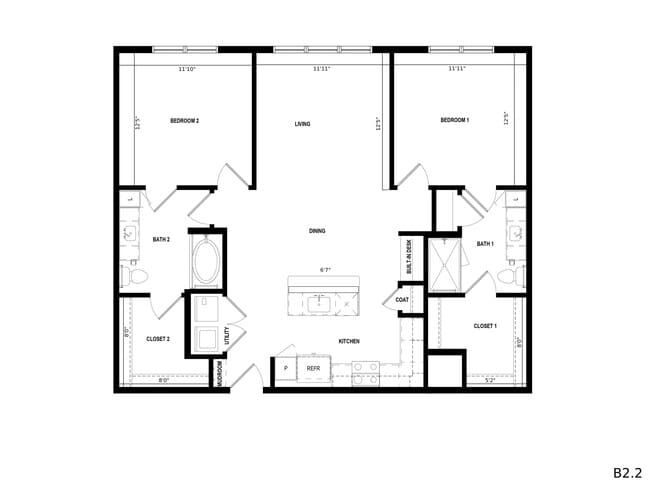 Floorplan - Standard on the River