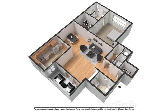 Floorplan - Bixby Hill Apartments