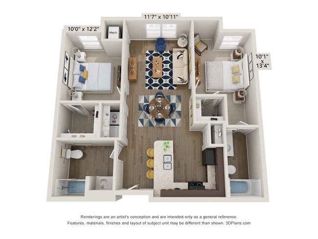 2 Bedroom - Reserve at Palestine