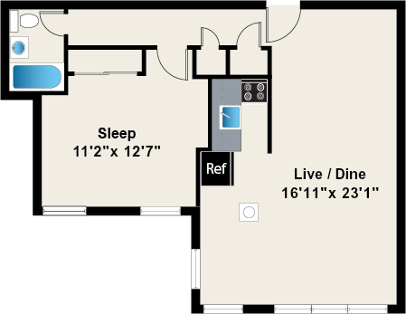 Floorplan - Reside on Wellington