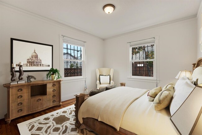 Second bedroom with great light and closet. - 2108 E 23rd St