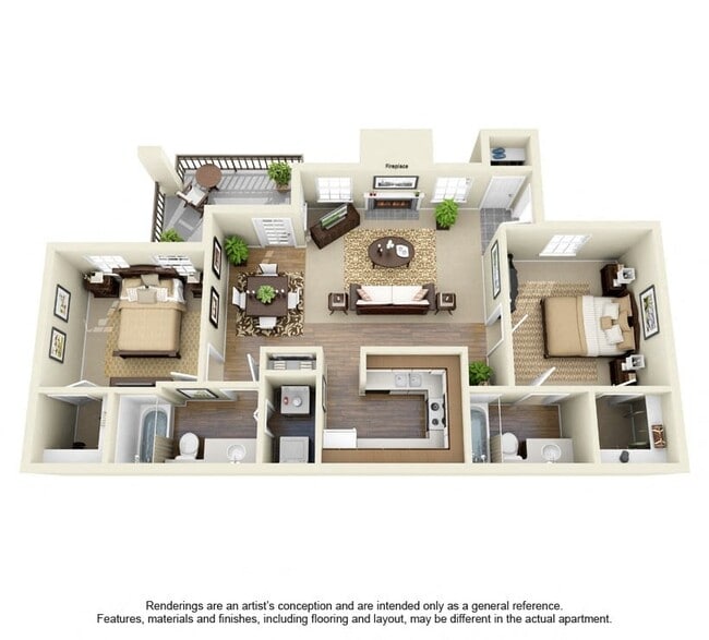Floorplan - Riverside Park Apartments