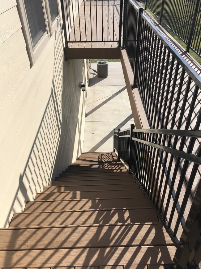 stairs down - 1217 Shahan Prairie Rd