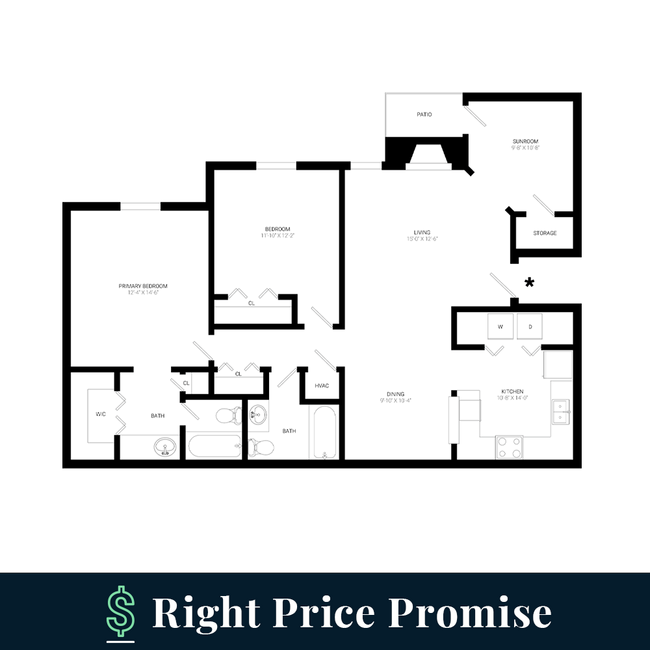 Floorplan - Birchwood at Boulders Apartments