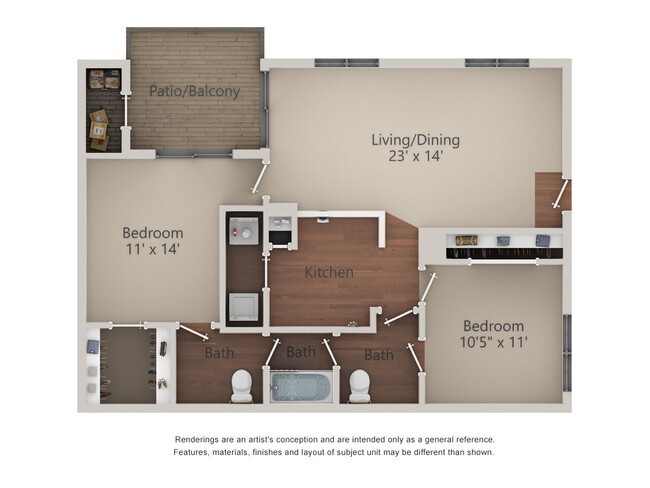 Floorplan - Village Green Apartments