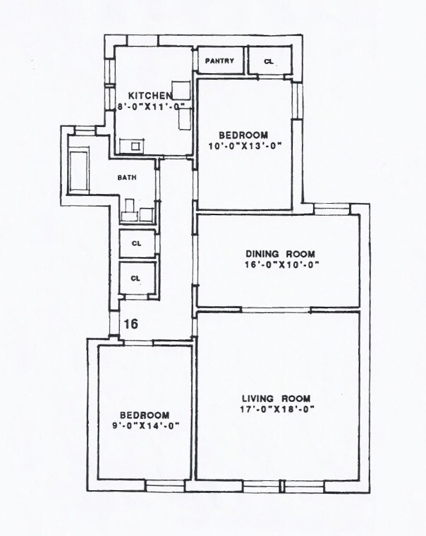 Floorplan - 437-59 W. Belmont Ave.