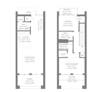 2BR/2BA - Midblock