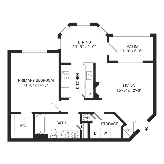 Floorplan - The Fairways at Birkdale Apartment Homes