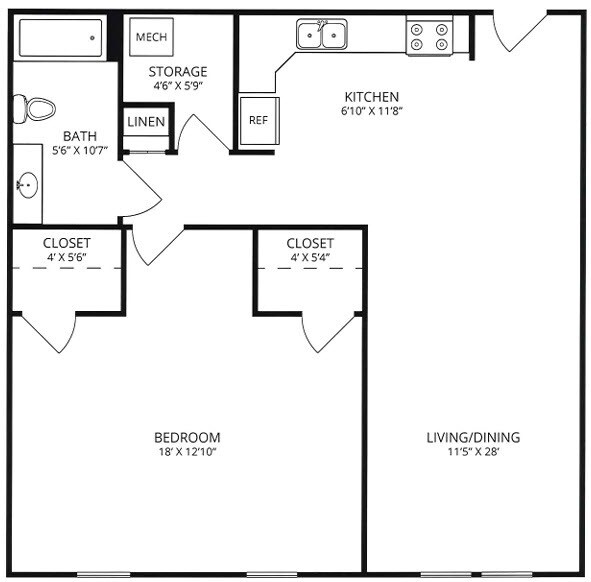 Floorplan - The LUXE Residences of Aurora