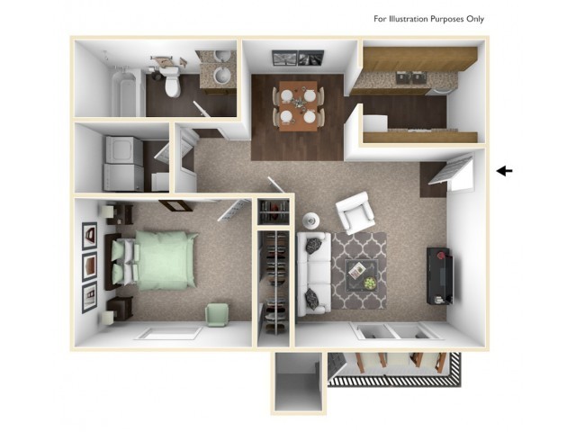 Floorplan - Towne View Apartments