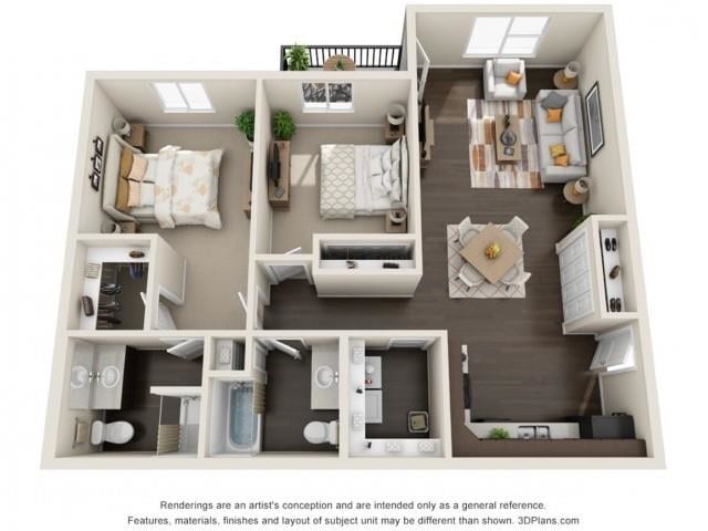 Floorplan - Port View Apartments