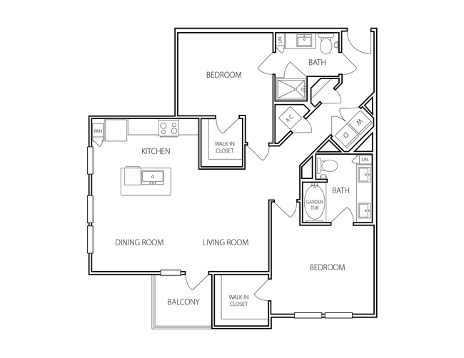 Floorplan - The Peri on Westheimer