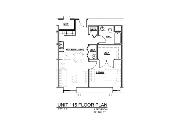 Floorplan - 1015 N Main Ave Apartments