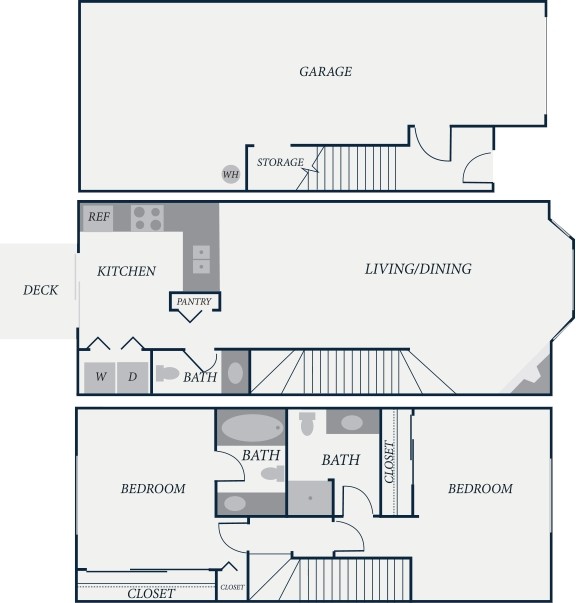 Floorplan - The Row Townhomes