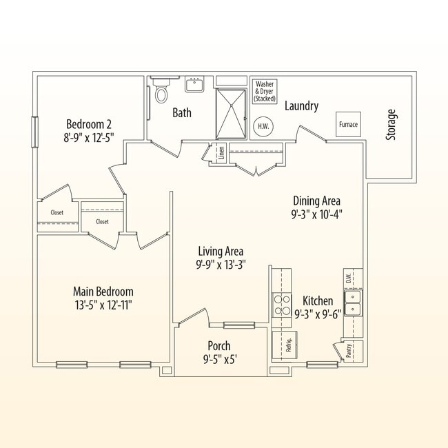 Floorplan - Bent Creek Apartments
