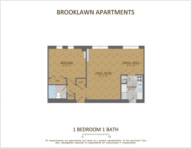 Floorplan - Brooklawn Apartments