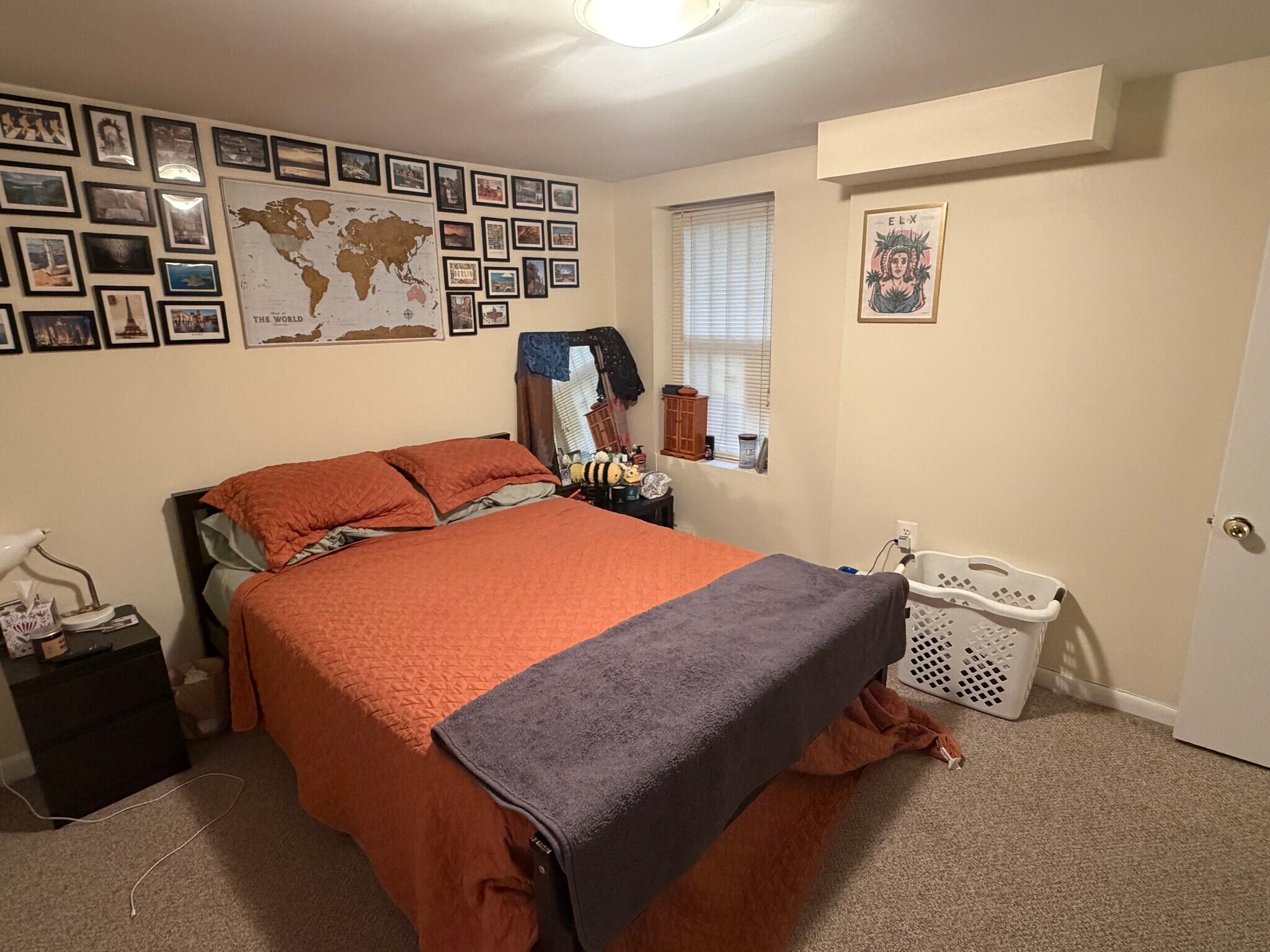 Bedroom toward window. - 1336 Kenyon St NW
