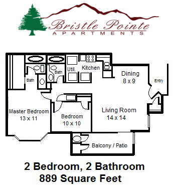 Floorplan - Bristle Pointe Apartments