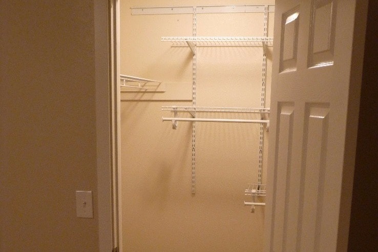 Walk-in closet with new shelving units - 12817 4th Dr SE