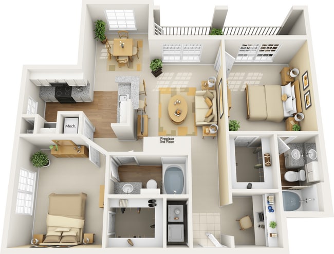 Floorplan - Churchill on the Park