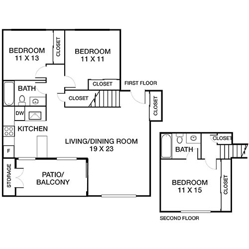 Floorplan - Mariners Cove Apartments