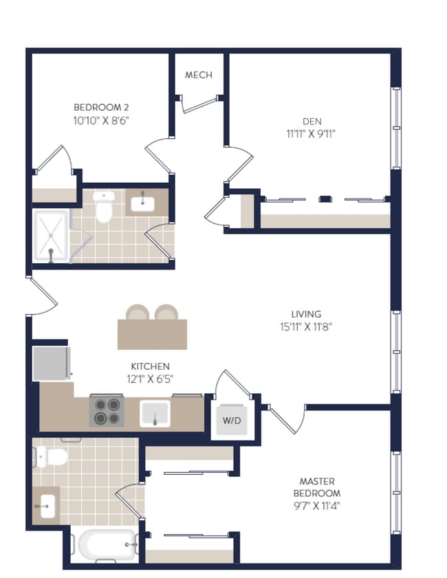 Floorplan - Rise at Temple Courts