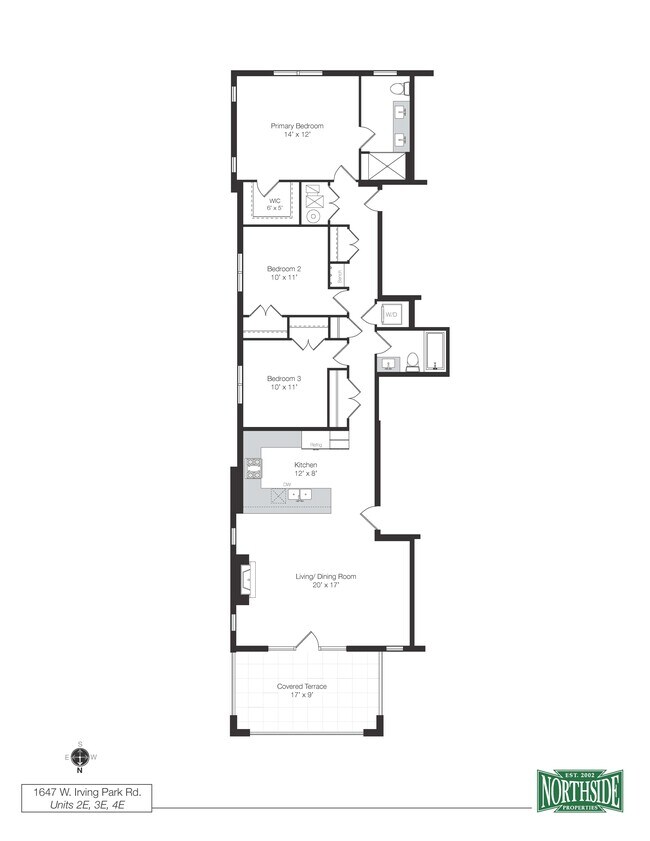 Floorplan - 1647 W Irving Park Rd