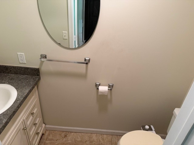 Half Bathroom Downstairs off Den & Kitchen - 6006 Stone Pine Rd