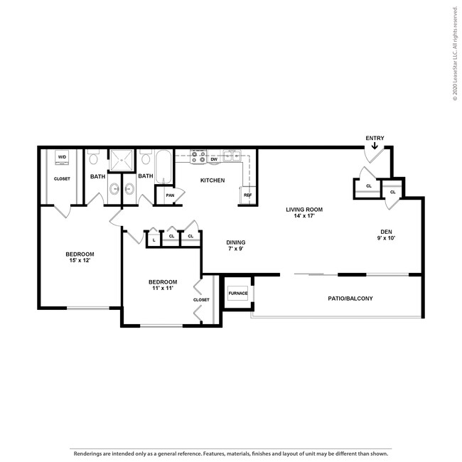 Floorplan - 7 Pointe Apartments
