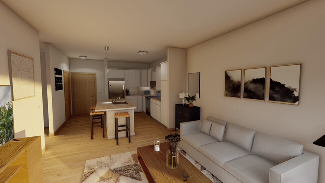 Unit Rendering - Duet Apartments