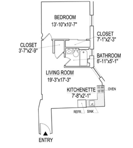 Apartment 7F - Terrace Court