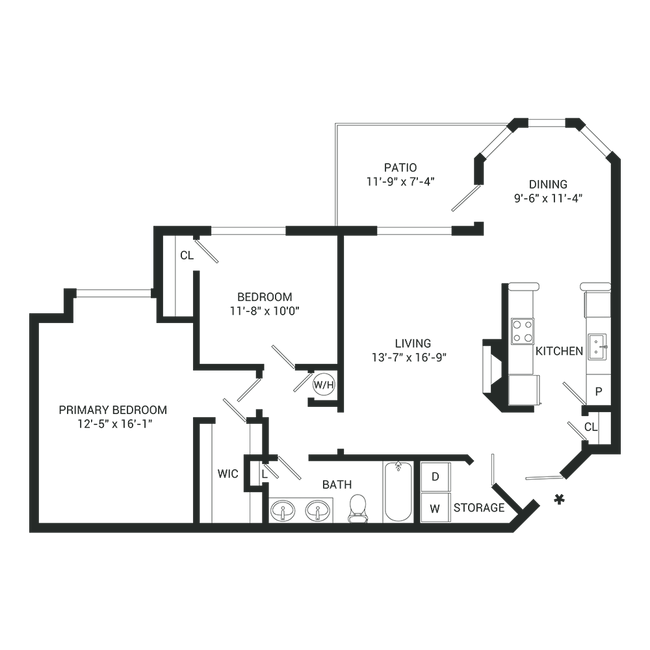 Floorplan - The Fairways at Birkdale Apartment Homes