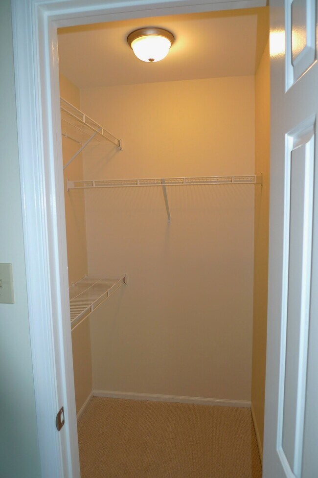 Empty Master Closet - 555 Coventry Lane