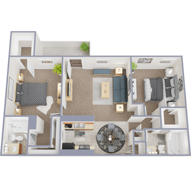 Floorplan - Catalina Crossing Apartments