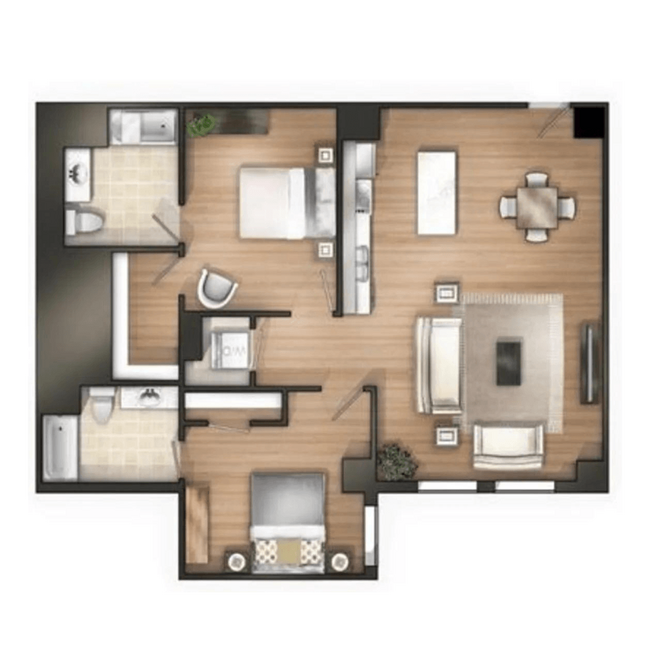 Floorplan - The Land Bank Loft Apartments