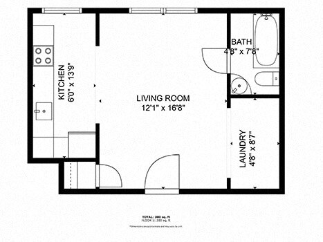 Floorplan - The Charlotte Apartments