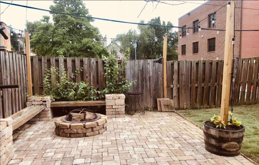 Private Backyard with Fire Pit - 1223 4th Street Northwest