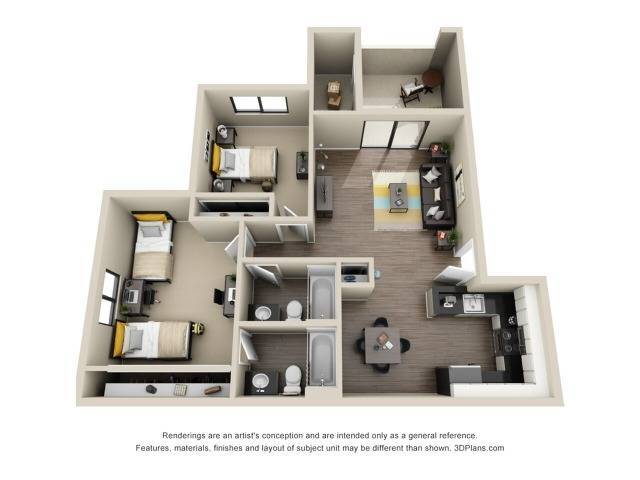Floorplan - Paseo on University