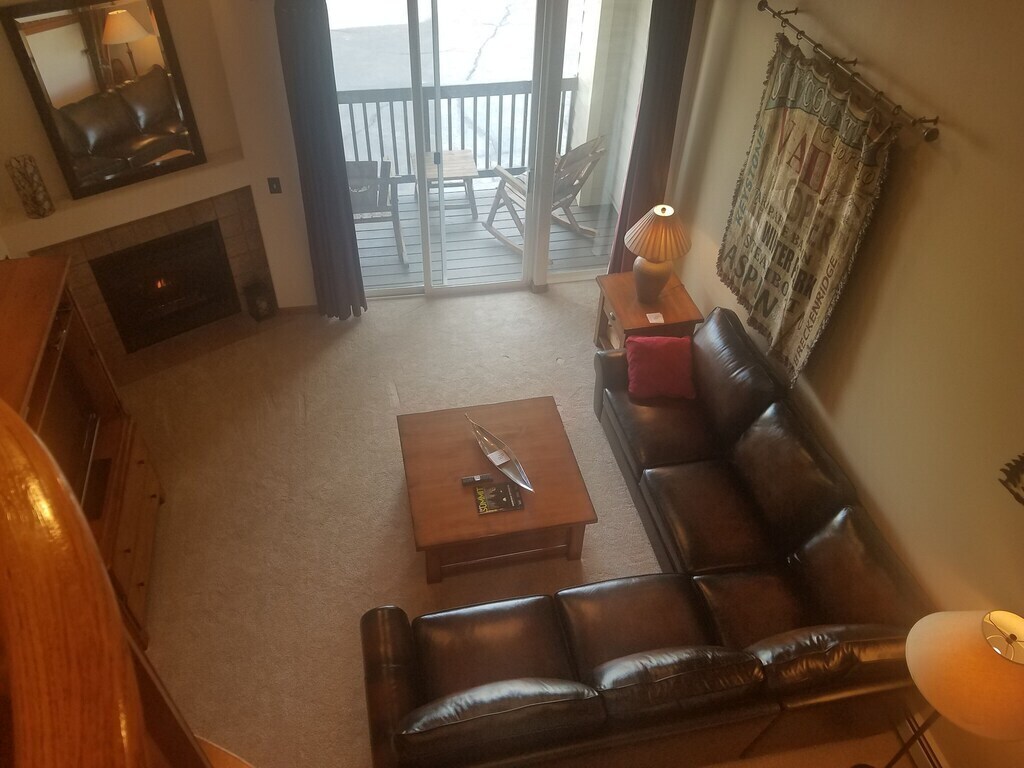 Bird's eye view of LR from Loft - 103 Morningstar Cir