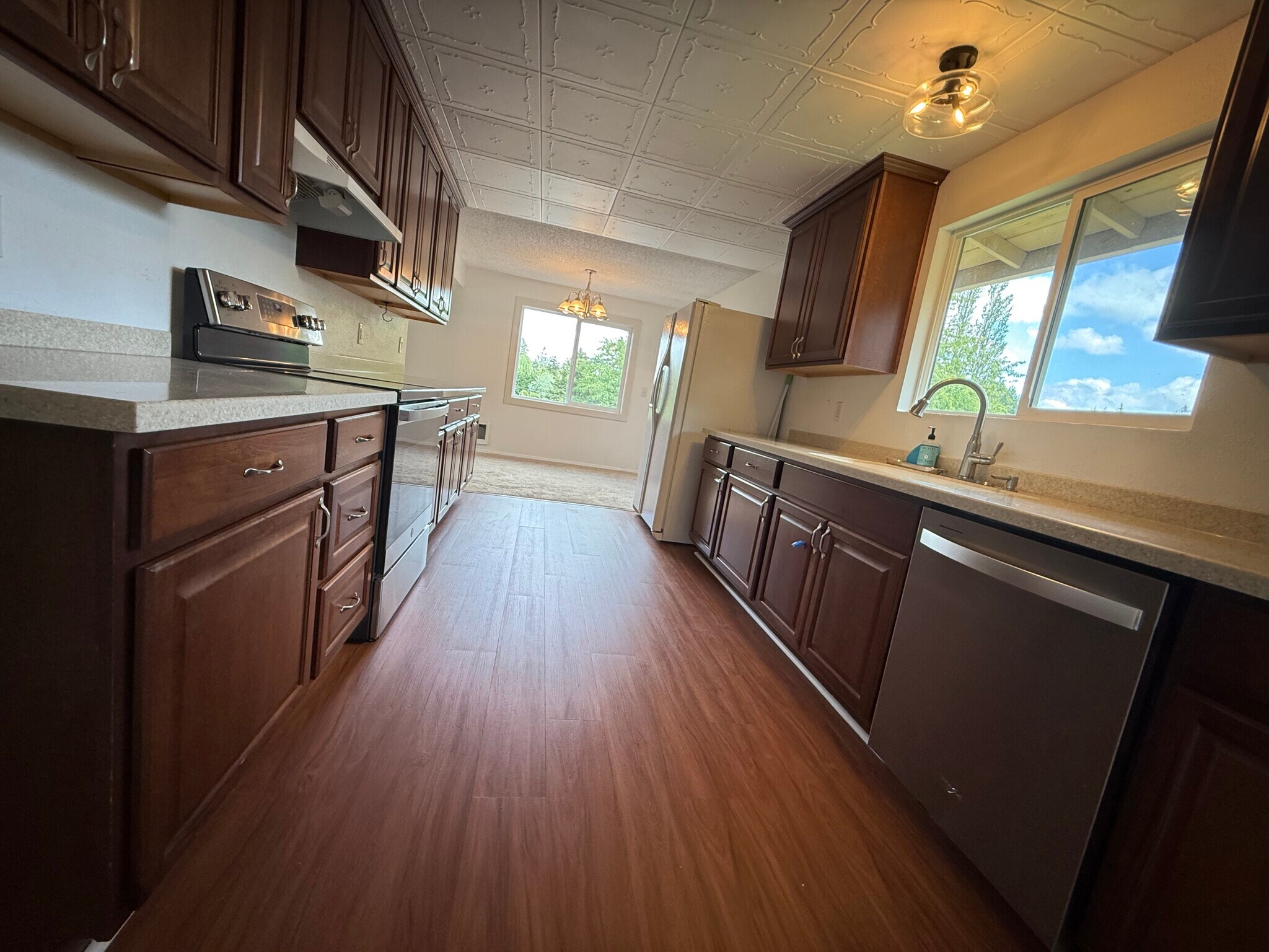 Kitchen facing dining room (upstairs) - 13016 16th St NE