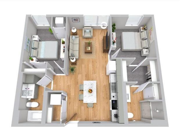 Floorplan - Morrow Apartments