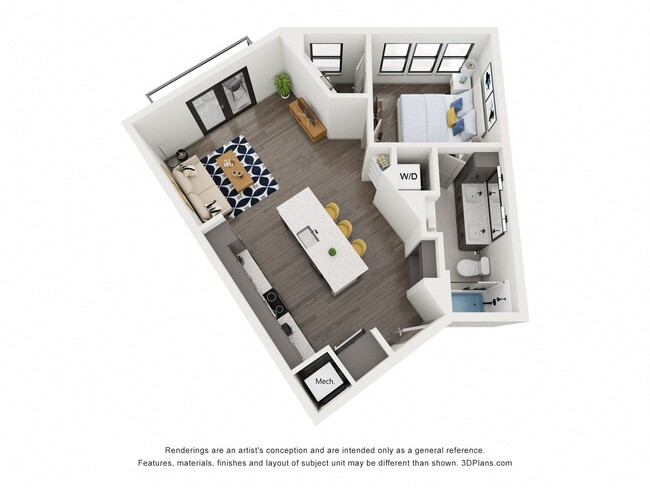 Floorplan - The Goodwin Apartments