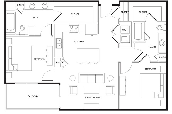 Floorplan - Rivera on Broadway Apartments