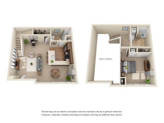 1 Bed 1.5 Bath - Park 19