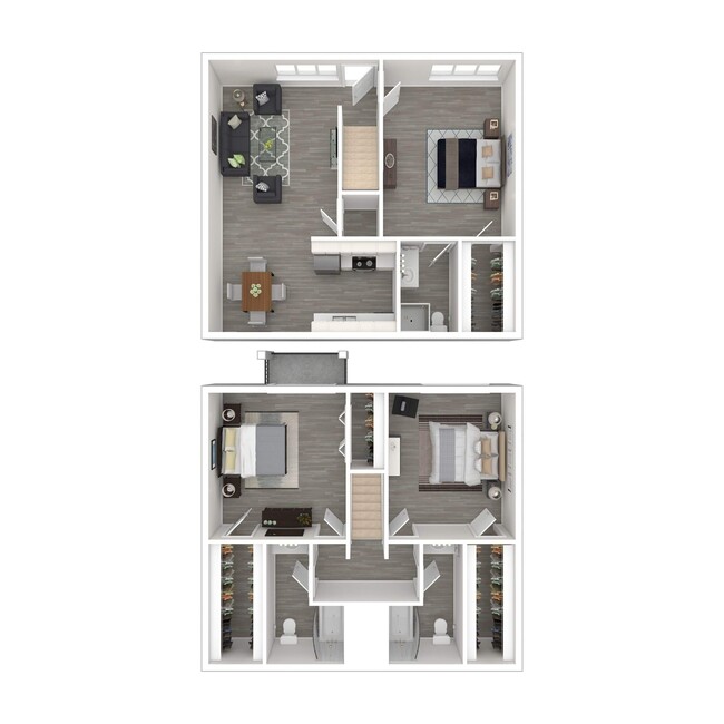 Floorplan - Lake Hefner Townhomes