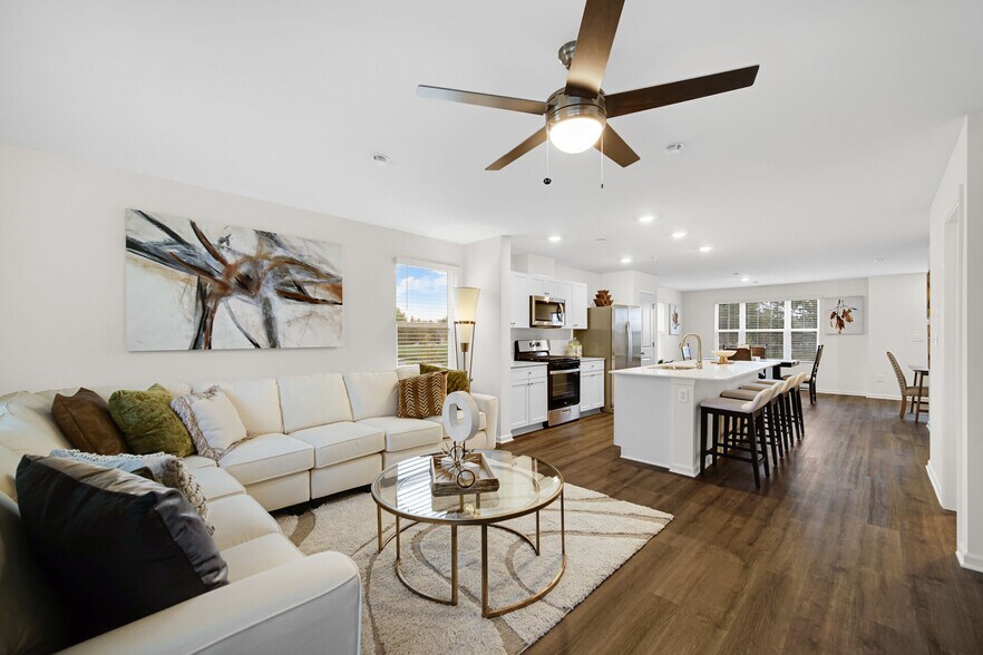 Open Concept Living Room - Terrabrook at Prairie Ridge