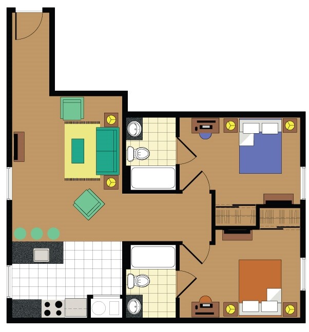 Pine Court Apartments III 723725 W Cary St Richmond VA 23220 Apartment Finder